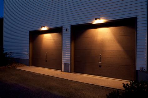 wall lighting in a garage